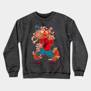 FLYING SPAGHOOFY MONSTER Crewneck Sweatshirt